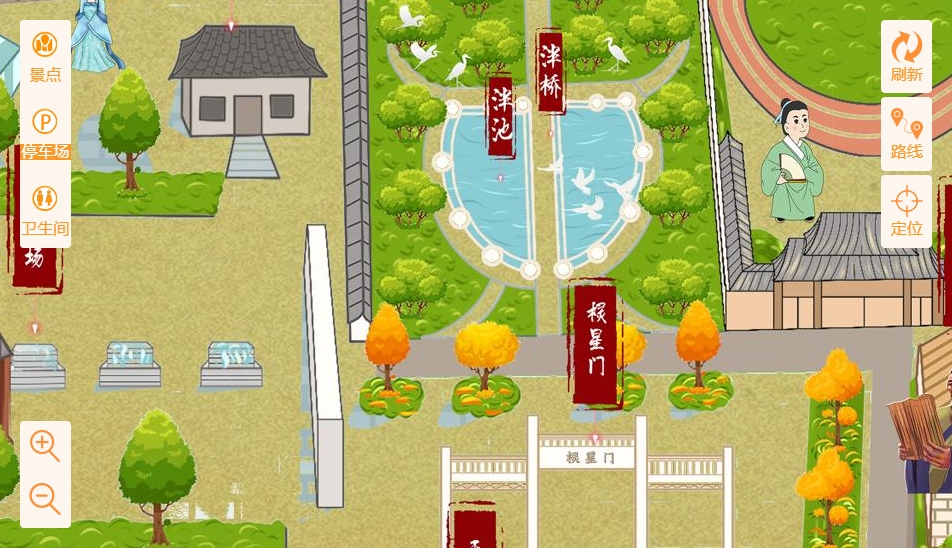 曹妃甸手绘地图景区语音讲解导览系统：智慧景区建设的基石