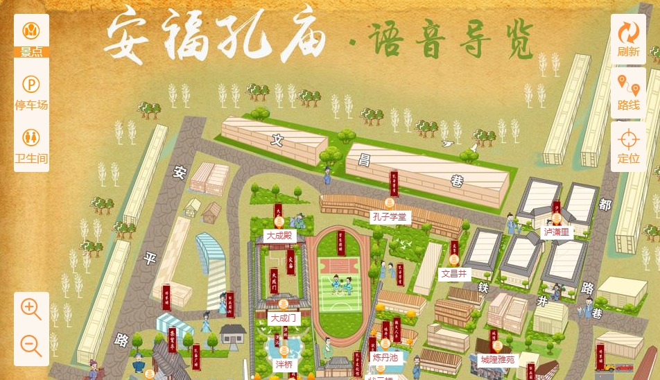 曹妃甸手绘地图：智慧景区智能化服务的延伸